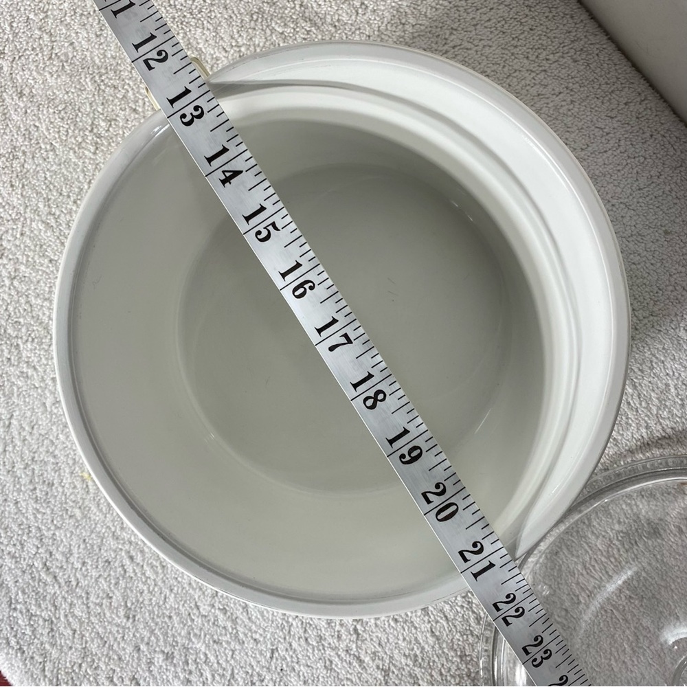 Vintage Princess House Nouveau Convertible Ceramic 2qt Sauce Pan With Lid - Picture 15 of 15